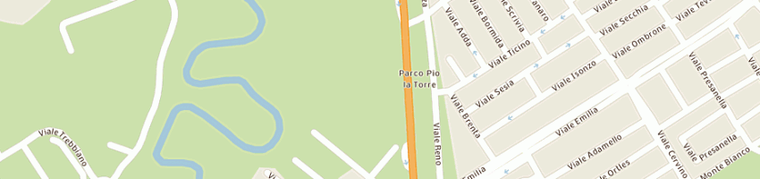 Mappa della impresa guardamiglio srl a RICCIONE