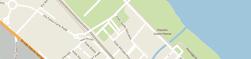 Mappa della impresa casa al mare a RICCIONE
