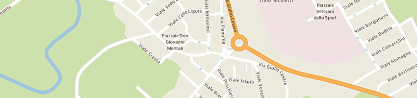 Mappa della impresa palumbo daniela a RICCIONE