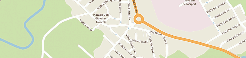 Mappa della impresa one price srl a RICCIONE