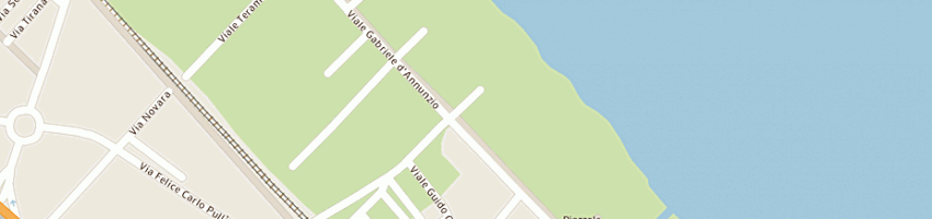 Mappa della impresa bagno 148 le dune coopbagnini adriatica a RICCIONE