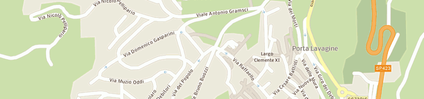 Mappa della impresa dini siro a URBINO