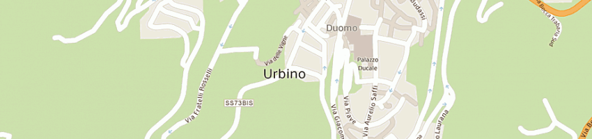 Mappa della impresa stazione servizio erg di annibali paolo a URBINO
