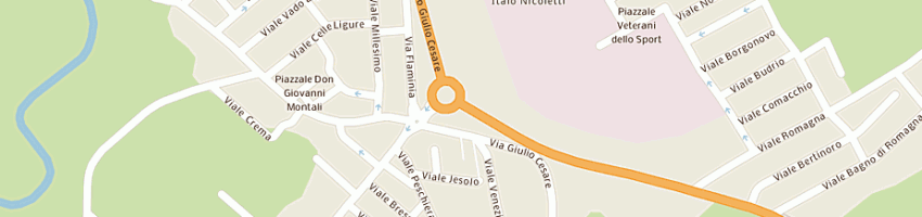 Mappa della impresa veschi di veschi walter e c (snc) a RICCIONE