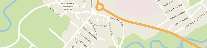 Mappa della impresa casadei claudia a RICCIONE