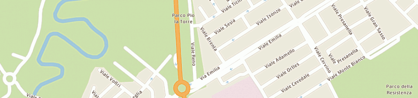 Mappa della impresa villa a RICCIONE
