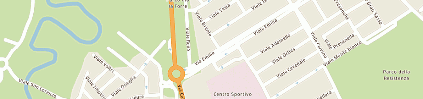 Mappa della impresa moto club berardi celeste a RICCIONE