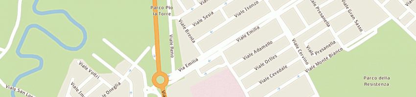 Mappa della impresa betti riccardo a RICCIONE
