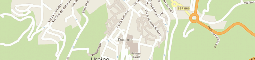 Mappa della impresa belpassi iole a URBINO
