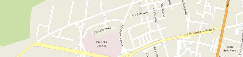 Mappa della impresa pianeta cospea srl a TERNI