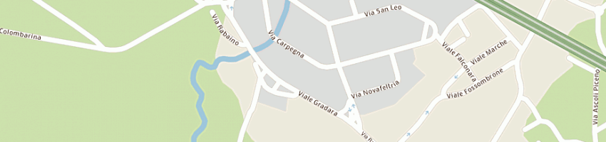 Mappa della impresa photosi' srl a RICCIONE