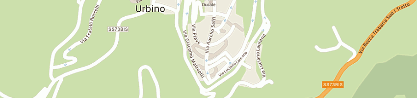 Mappa della impresa universita' di urbino a URBINO