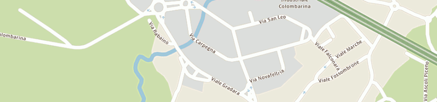 Mappa della impresa cucchiarini franco a RICCIONE
