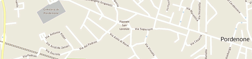 Mappa della impresa oliva a PORDENONE