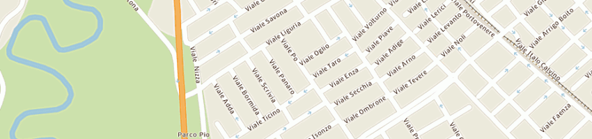 Mappa della impresa piper cafe' srl a RICCIONE