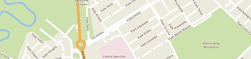 Mappa della impresa palazzini luigi a RICCIONE