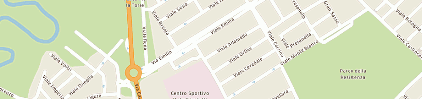 Mappa della impresa maglio pierpaolo a RICCIONE