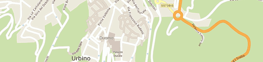 Mappa della impresa cappella musicale a URBINO