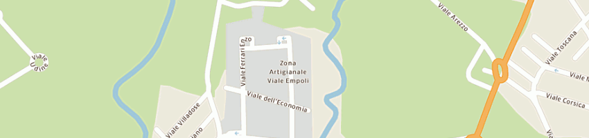 Mappa della impresa pelletteria ingross srl a RICCIONE
