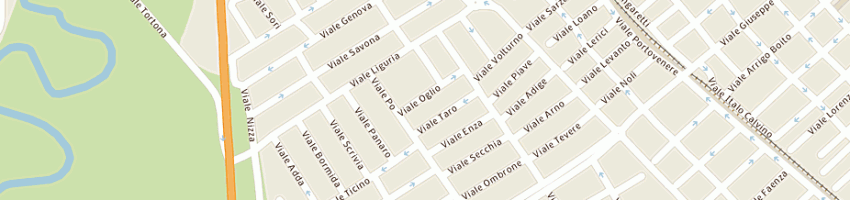 Mappa della impresa giesse (snc) a RICCIONE