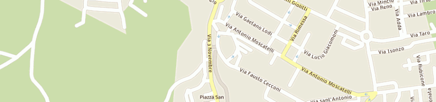Mappa della impresa studio tecnicno 2000 flli mieli a MENTANA