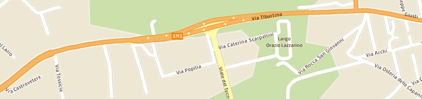 Mappa della impresa seven fashion srl a ROMA