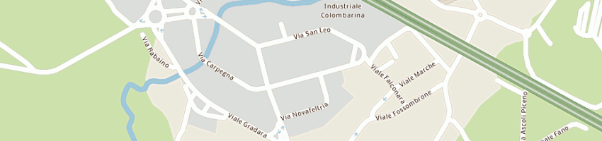 Mappa della impresa madaf srl a RICCIONE