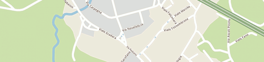 Mappa della impresa savoretti francesco e c snc a RICCIONE