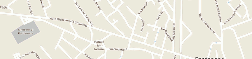 Mappa della impresa dalla rosa adriano a PORDENONE