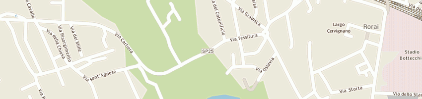 Mappa della impresa culos luciano giuseppe a PORDENONE