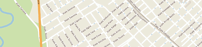 Mappa della impresa toscano maddalena a RIMINI