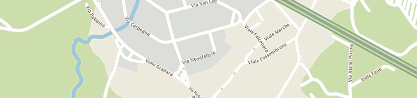 Mappa della impresa la merenderia srl a RICCIONE