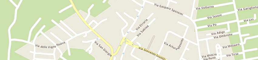 Mappa della impresa benigni adriano a MENTANA