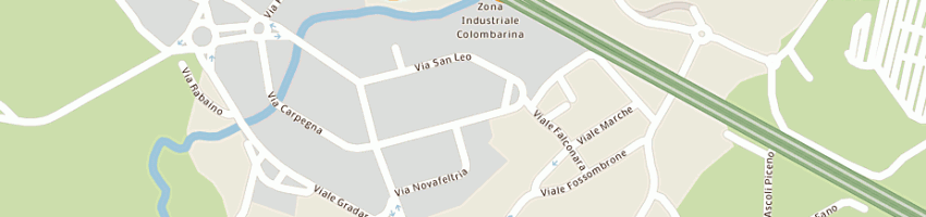 Mappa della impresa fabbri vito a RICCIONE