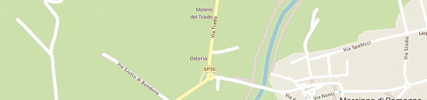 Mappa della impresa bar caffe' al bivio a SAN CLEMENTE