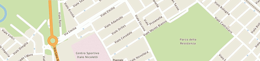 Mappa della impresa abati biagio a RICCIONE