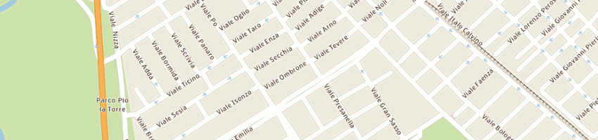 Mappa della impresa casati marco a RICCIONE