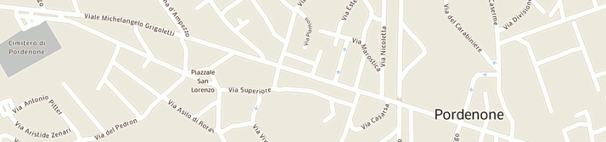 Mappa della impresa andrean stefano a PORDENONE