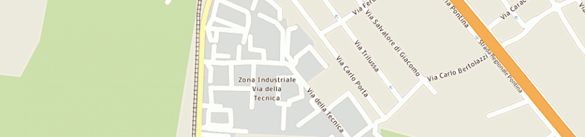 Mappa della impresa aprilia vetri srl a APRILIA
