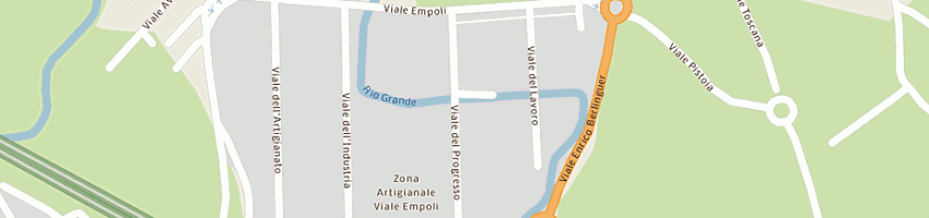Mappa della impresa idrosole srl a RICCIONE