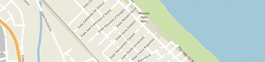 Mappa della impresa albergo delfino a RICCIONE