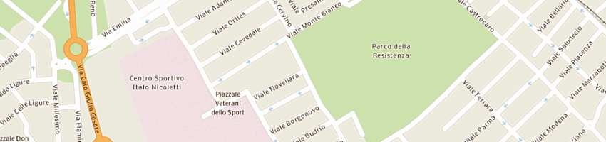 Mappa della impresa mignani antonio a RICCIONE