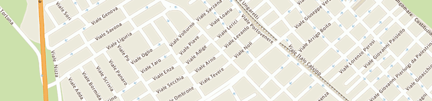 Mappa della impresa semprini giuseppina a RICCIONE