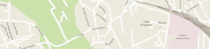 Mappa della impresa pizzutto fratelli a PORDENONE