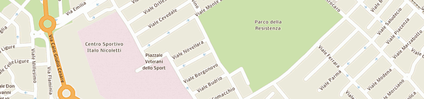 Mappa della impresa piu' di fabbri grazia e c sdf a RICCIONE