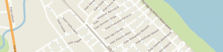 Mappa della impresa hotel ville de paris a RICCIONE