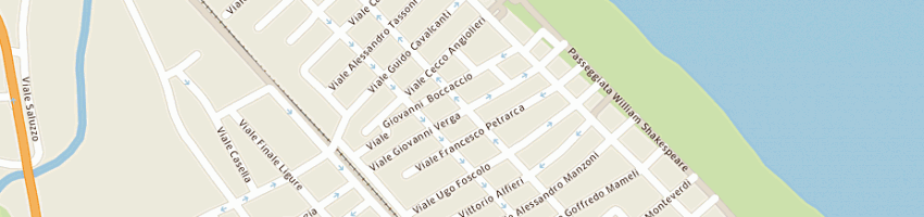 Mappa della impresa bar la bussola a RICCIONE