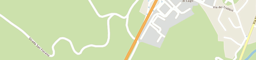 Mappa della impresa pruscini ramiro a CAGLI