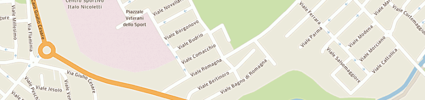 Mappa della impresa ditta il nido della cicogna di bronzetti manola a RICCIONE