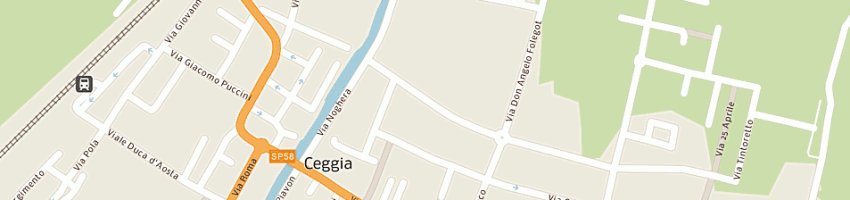 Mappa della impresa ali' spa a CEGGIA